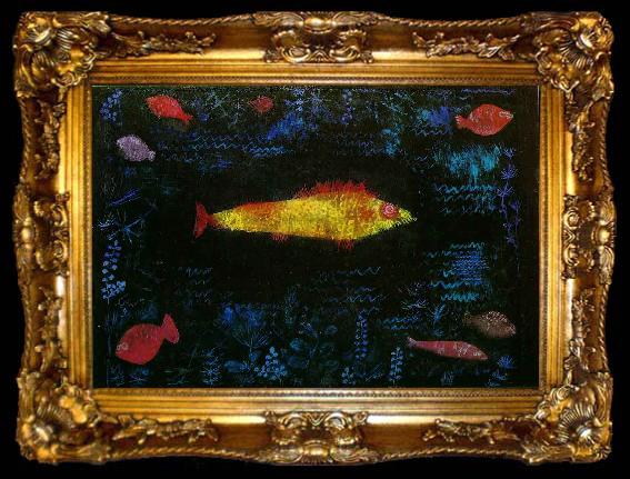 framed  Paul Klee der Goldfisch, ta009-2